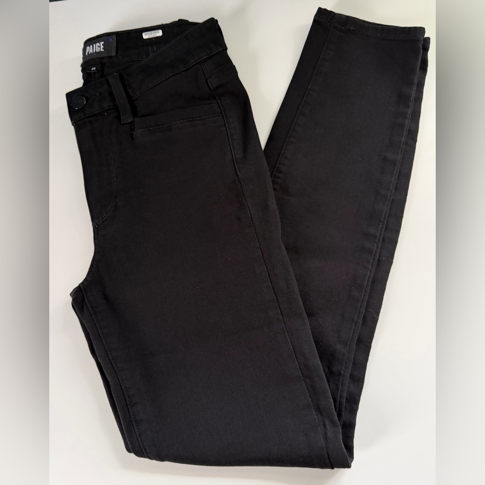 PAIGE Women's Black Skinny Jeans